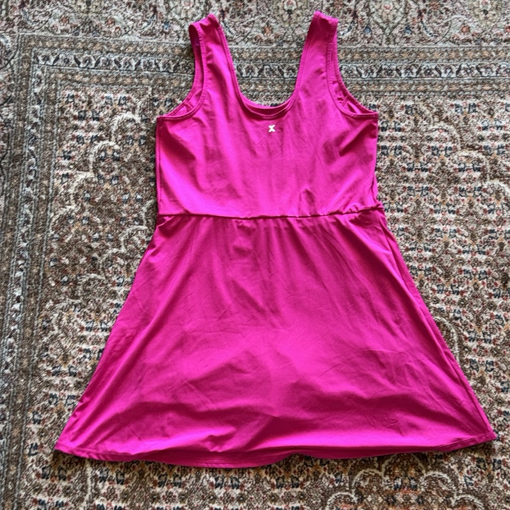 Xersion Women's Quick-Dri Active Dress Attached Shorts Neon Berry NEW SZ Large